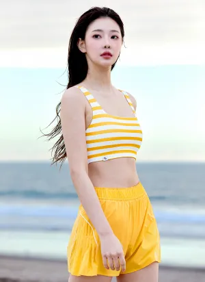 yoga mode Bold Step Summer Glow Pleated 2in1 Shorts