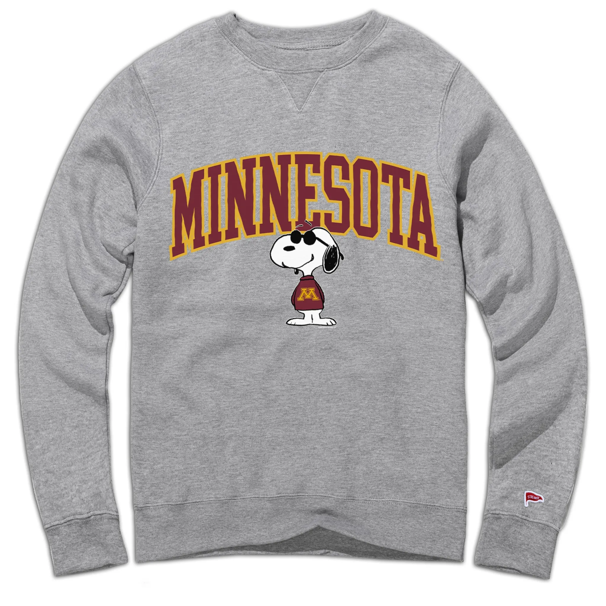 Peanuts x Minnesota Joe College Crewneck Sweatshirt Easter wear All Day Wear