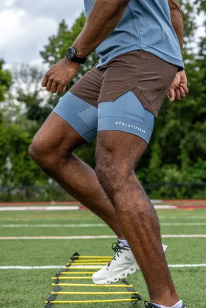 [CORE] Training Shorts 4" - Espresso/Cloud Dynamic Tension Control