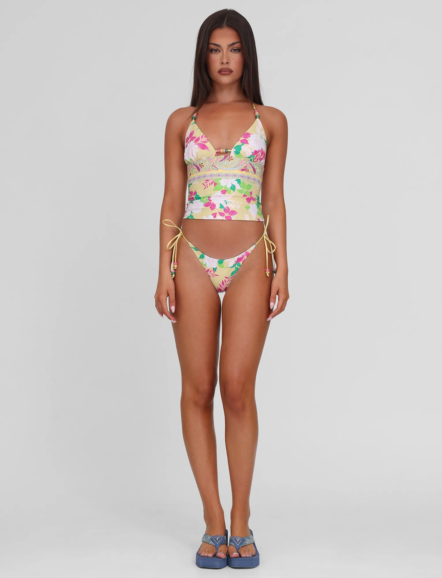 Vacation Pack FINLEA TANKINI TOP - PAISLEY BORDER