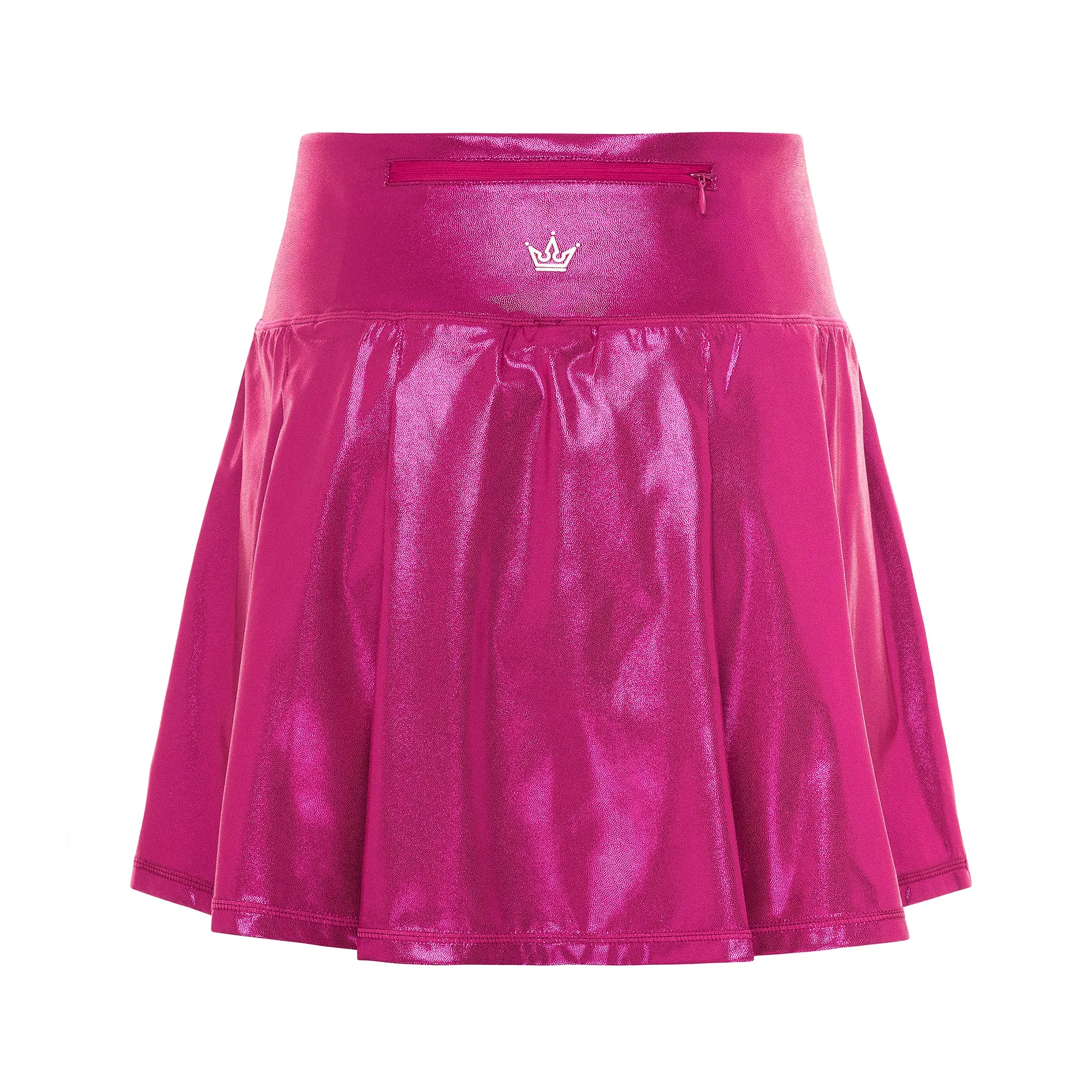 London Cool Polished Look Garnet Jewel Athletic Skort