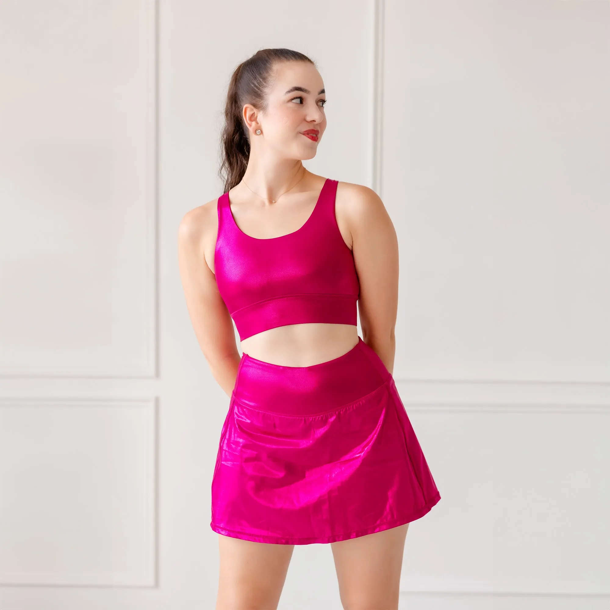 Pure Motion Garnet Jewel Athletic Skort