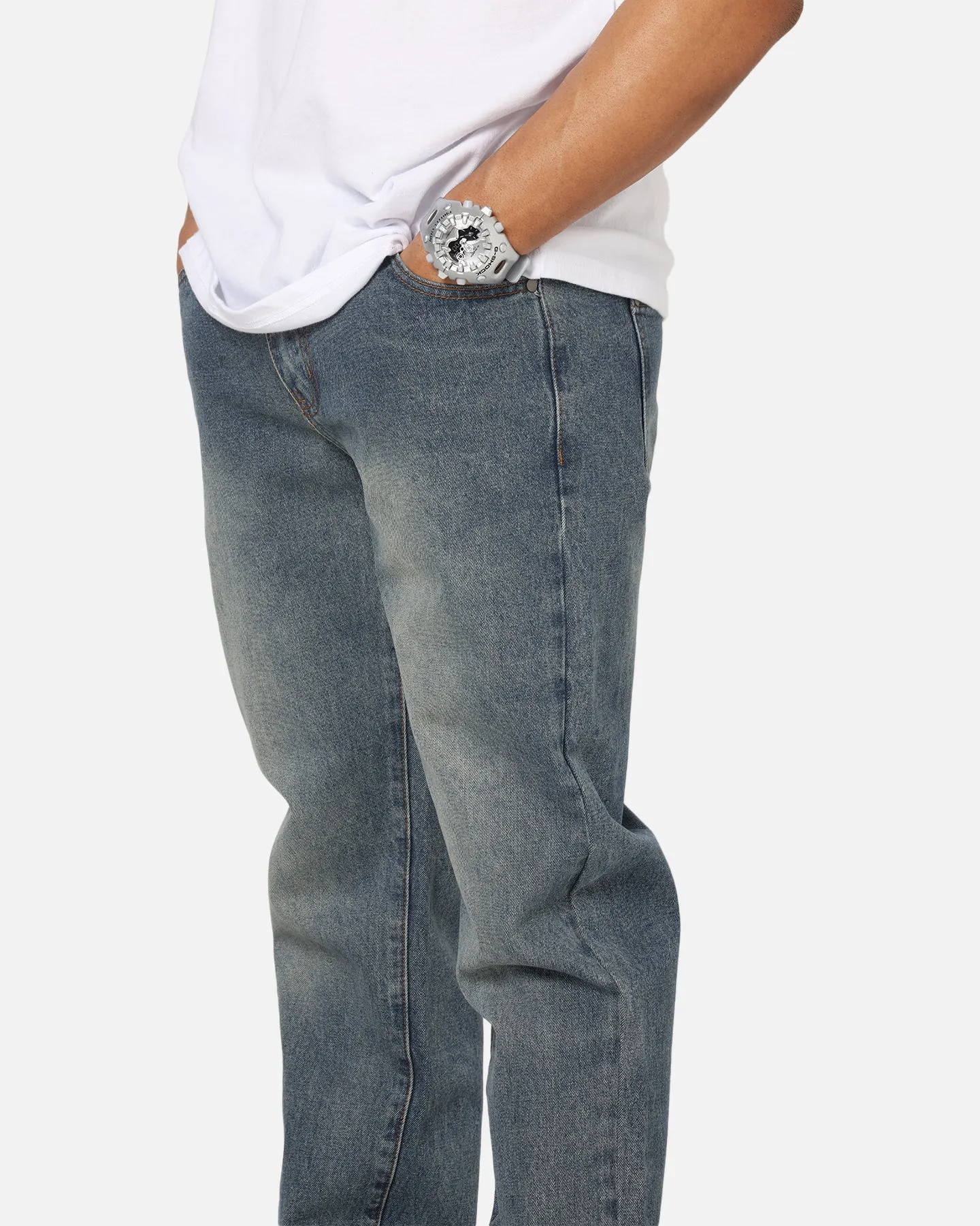 Outdoor Comfort Breathable Weekend Warrior Travel Outfit Saint Morta Psykhe Jeans Dirty Denim