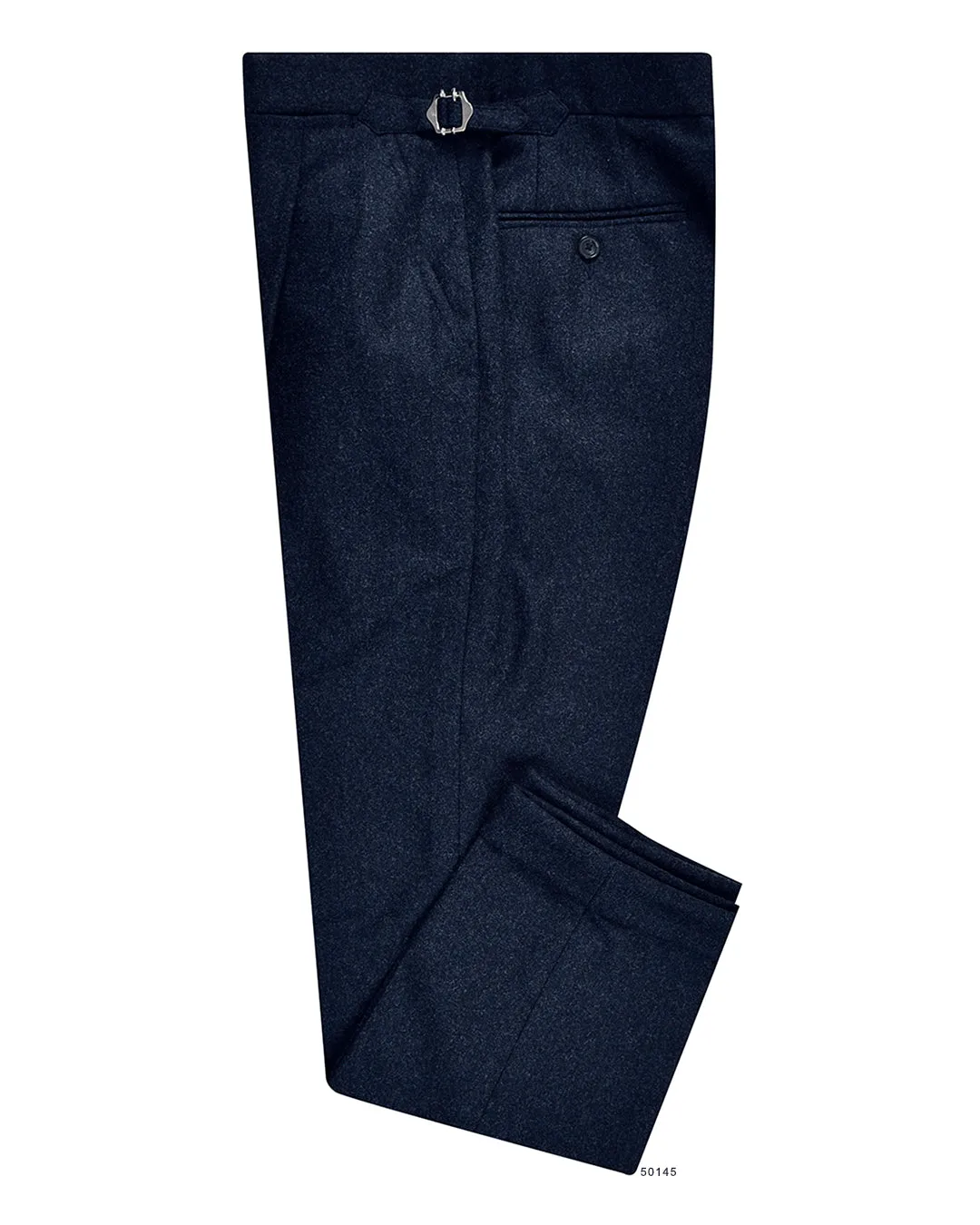 VBC 100% Wool: Dark Blue Flannel Simple Silhouette