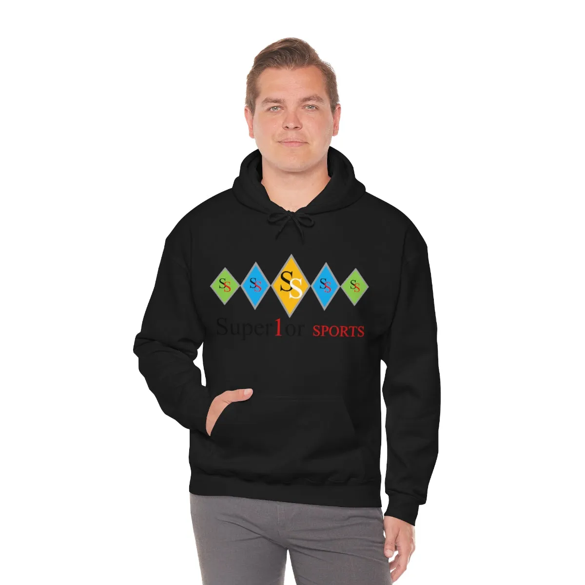 Men Hooded Sweatshirt Thermal Lined