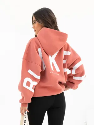 ethnic style Isabel Oversized Hoodie - Burnt Coral