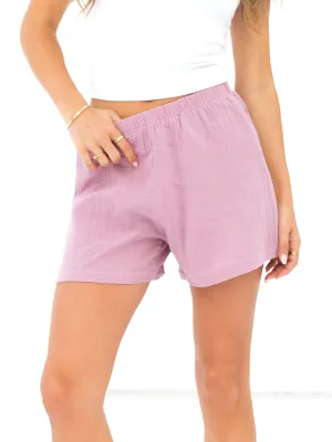Mila Summer Shorts - Dusty Pink Minimalist Look cycling outfit