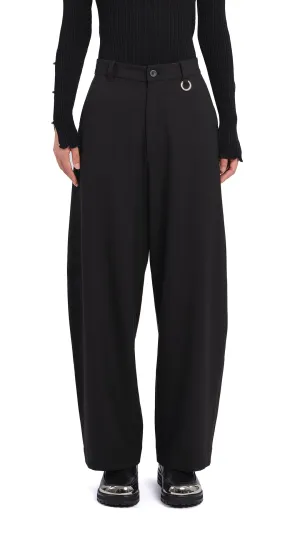 Tropical Glow Elastic cuffs Dyed Stretch Twill Balloon Pants
