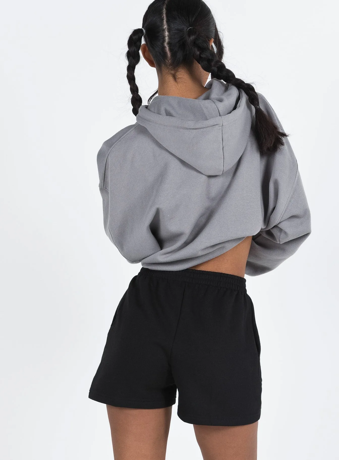 Work Mix Mature Charm Cenzo Track Shorts Black