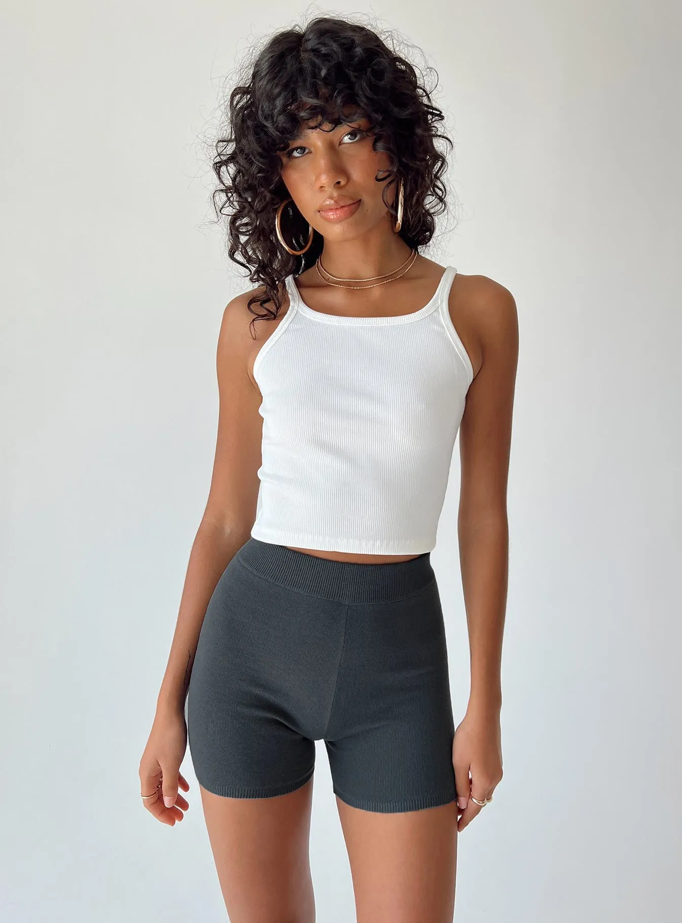 Ivy Bike Shorts Grey Sky Cool Neat Edge