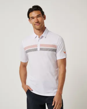 UT Austin Top Recruit Polo Performance Wear Tri Blend Composition