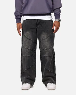Saint Morta Amplus Armoury Jeans Black Shadow Affordable Neutral Holiday Vibes Comfort Stretch Weave