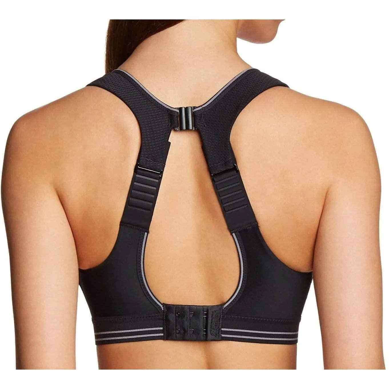 Classic Colors Shock Absorber Ultimate Run Womens Sports Bra - Black