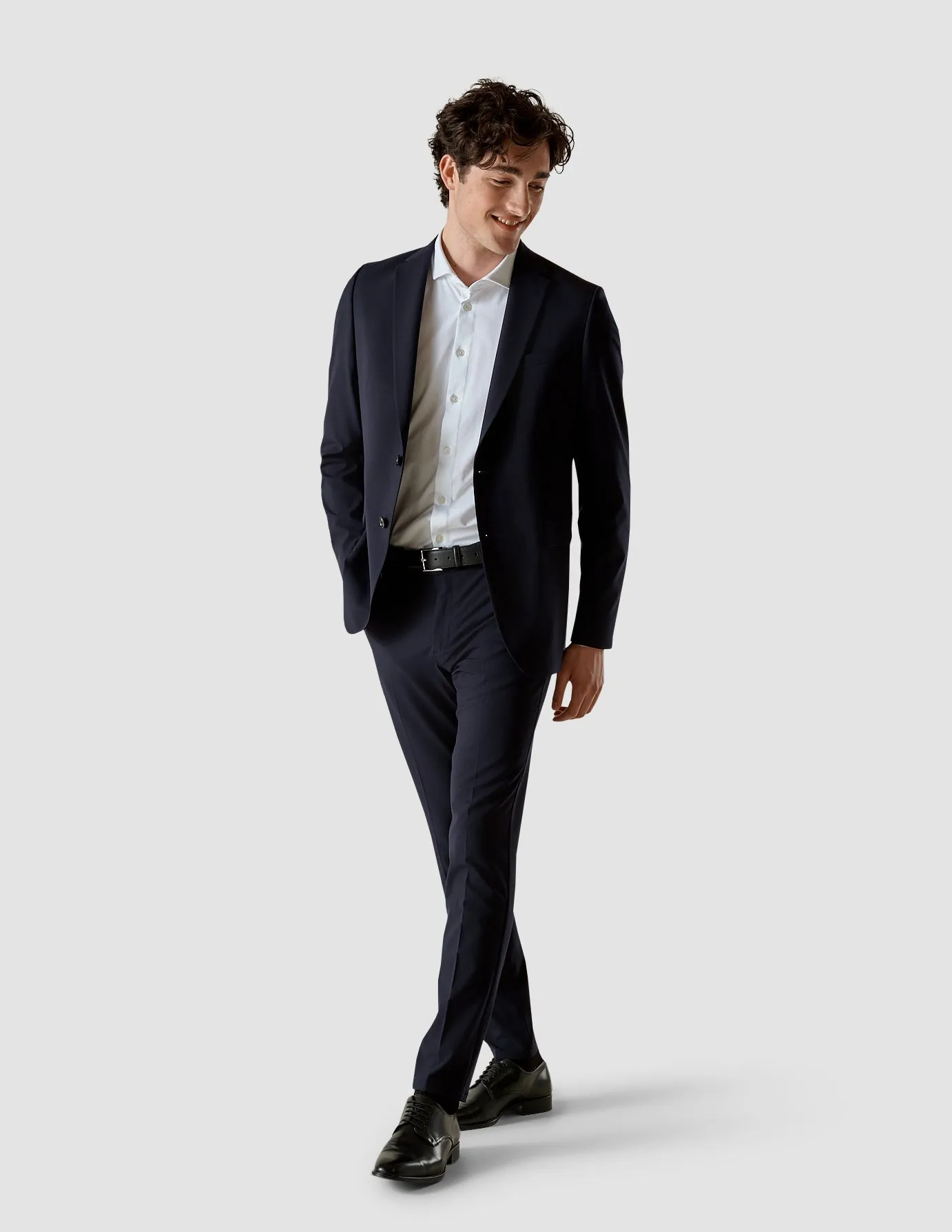 Essential Suit Pants Slim Midnight Blue AbrasionResistantFabric