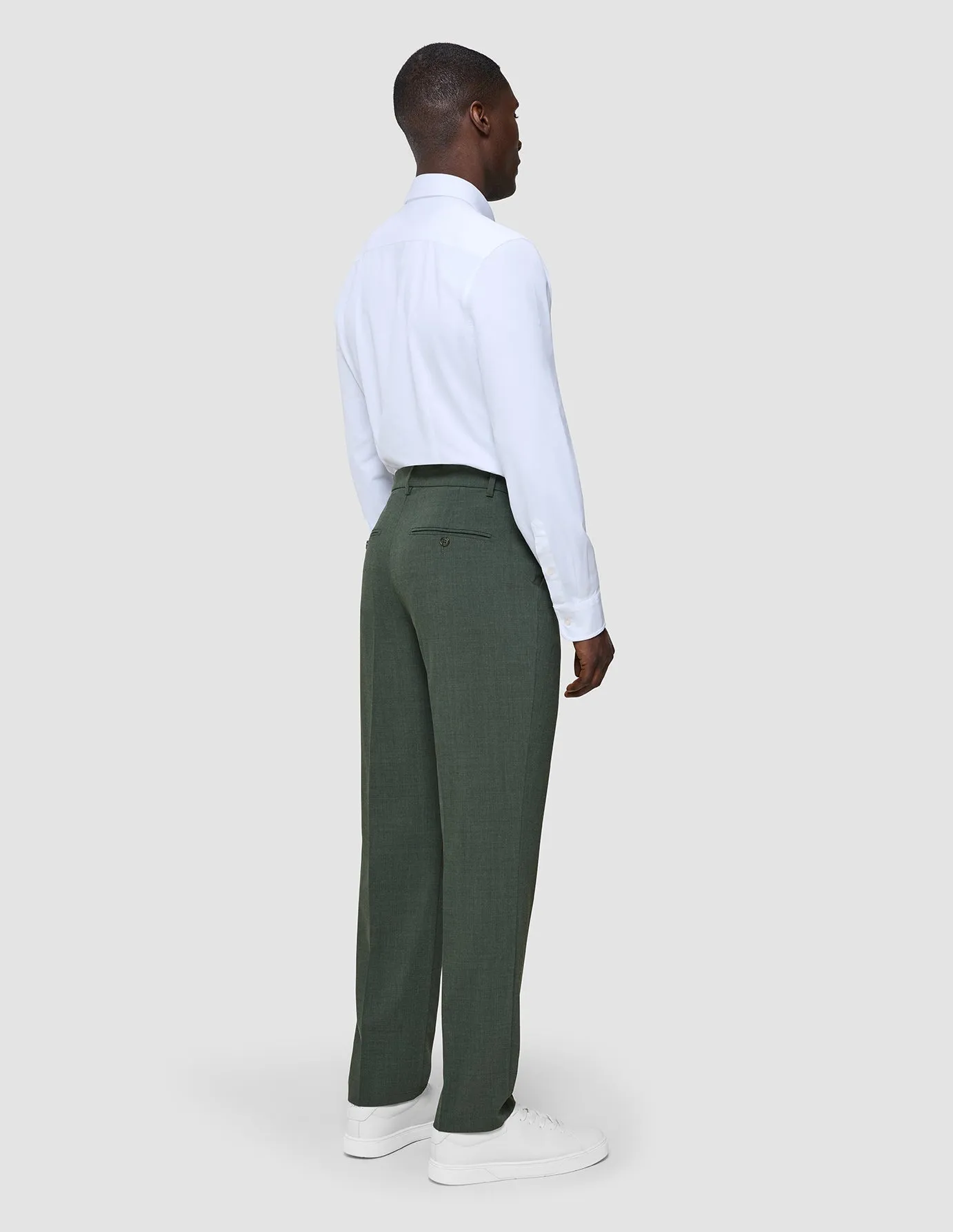 Training Wear Relaxed Comfort Look Tech Wool Suit Pants Regular Green Night