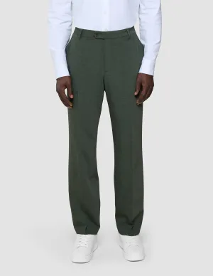 Soft Stretch Tech Wool Suit Pants Regular Green Night