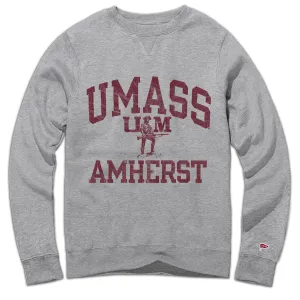 basketball uniform UMass Vintage Campus Crewneck Sweatshirt