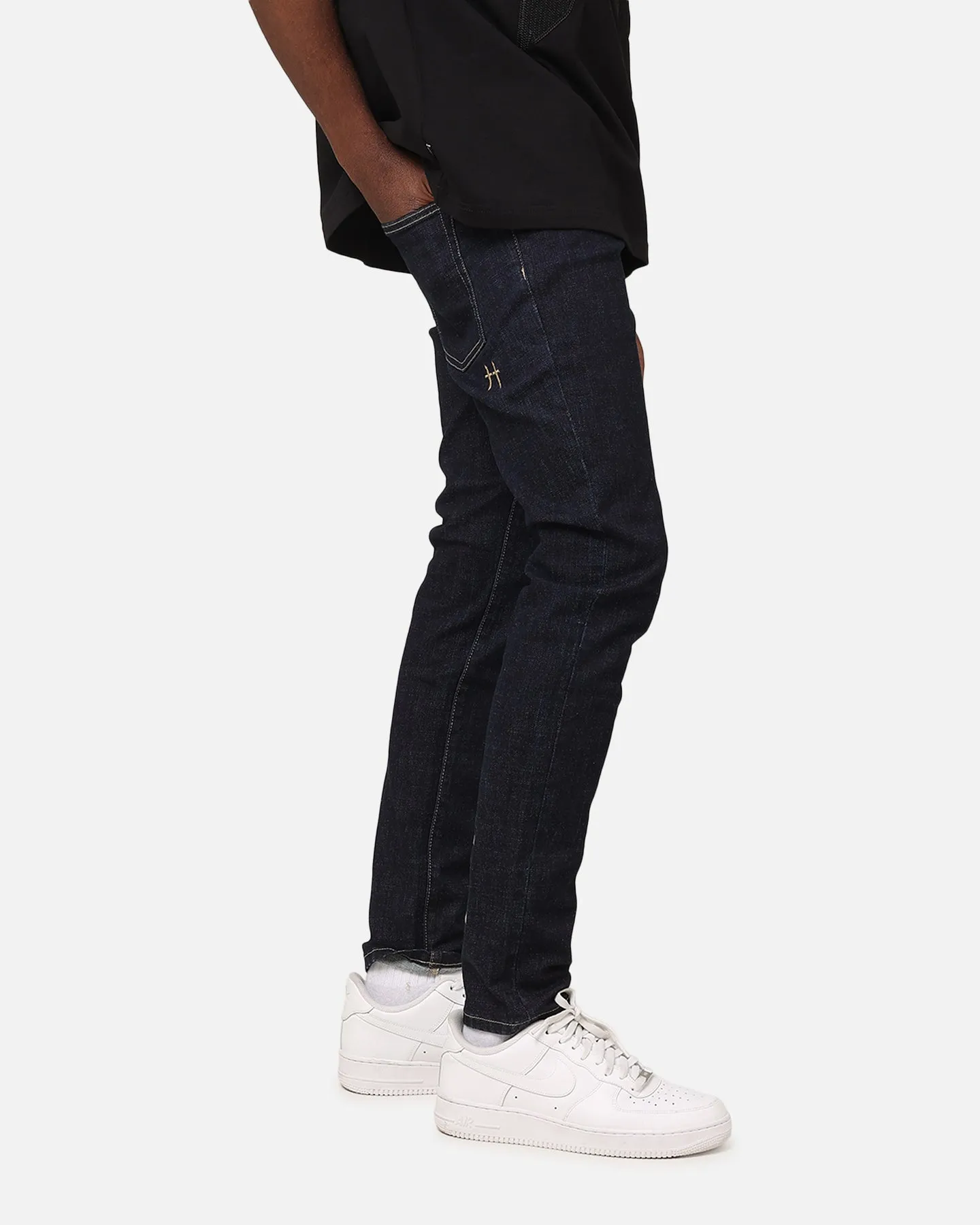 Saint Morta Tapered Denim Jeans Raw Indigo Relax Fit Casual Daywear