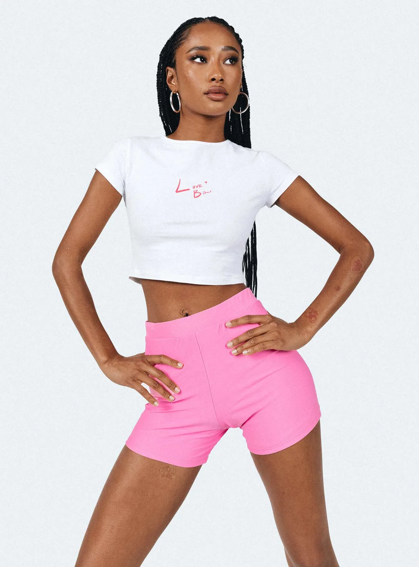Jonis Swim Shorts Pink Neat Edge WearResistantHem