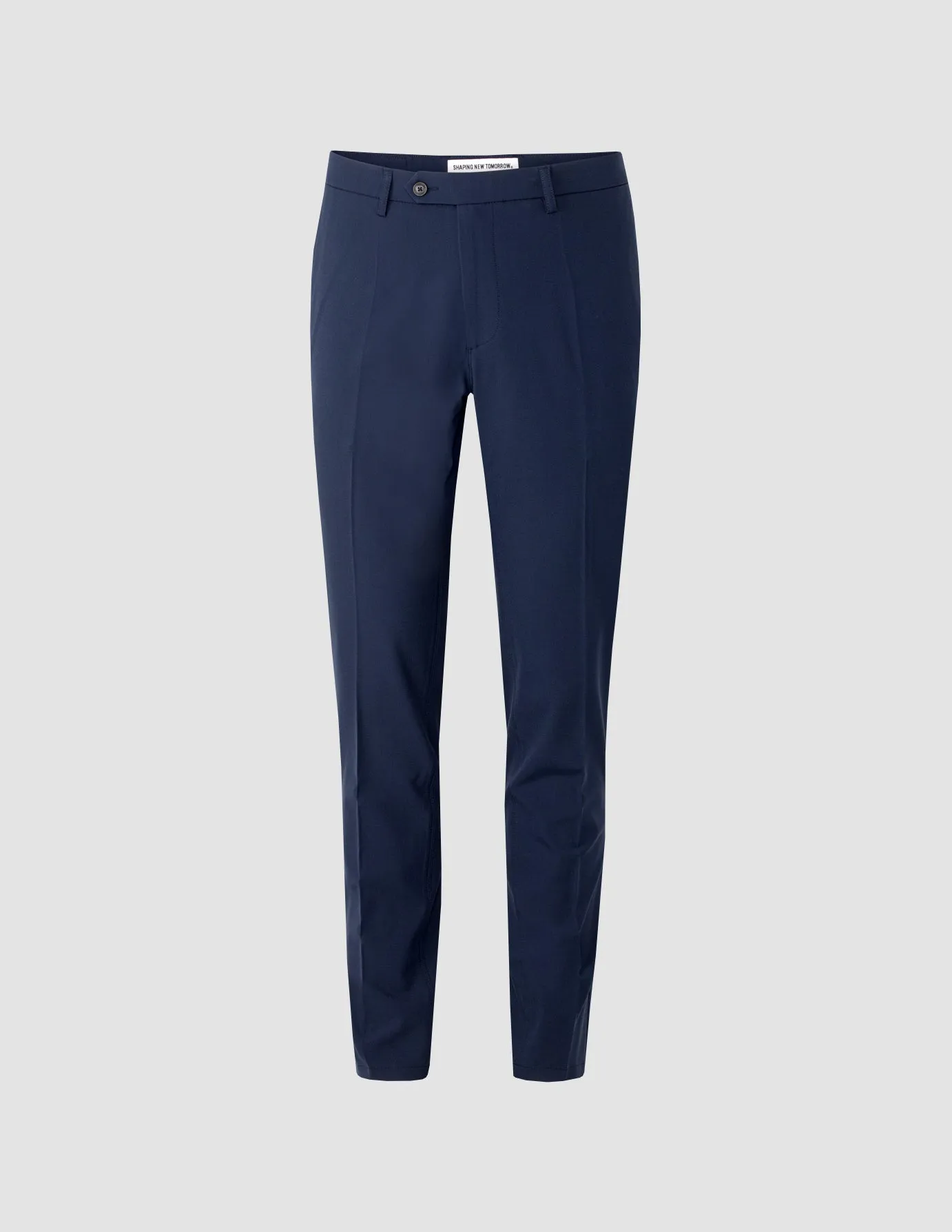 Essential Suit Pants Slim Marine Blue Easy Care Fabric Finish Ventilated Mesh Lining