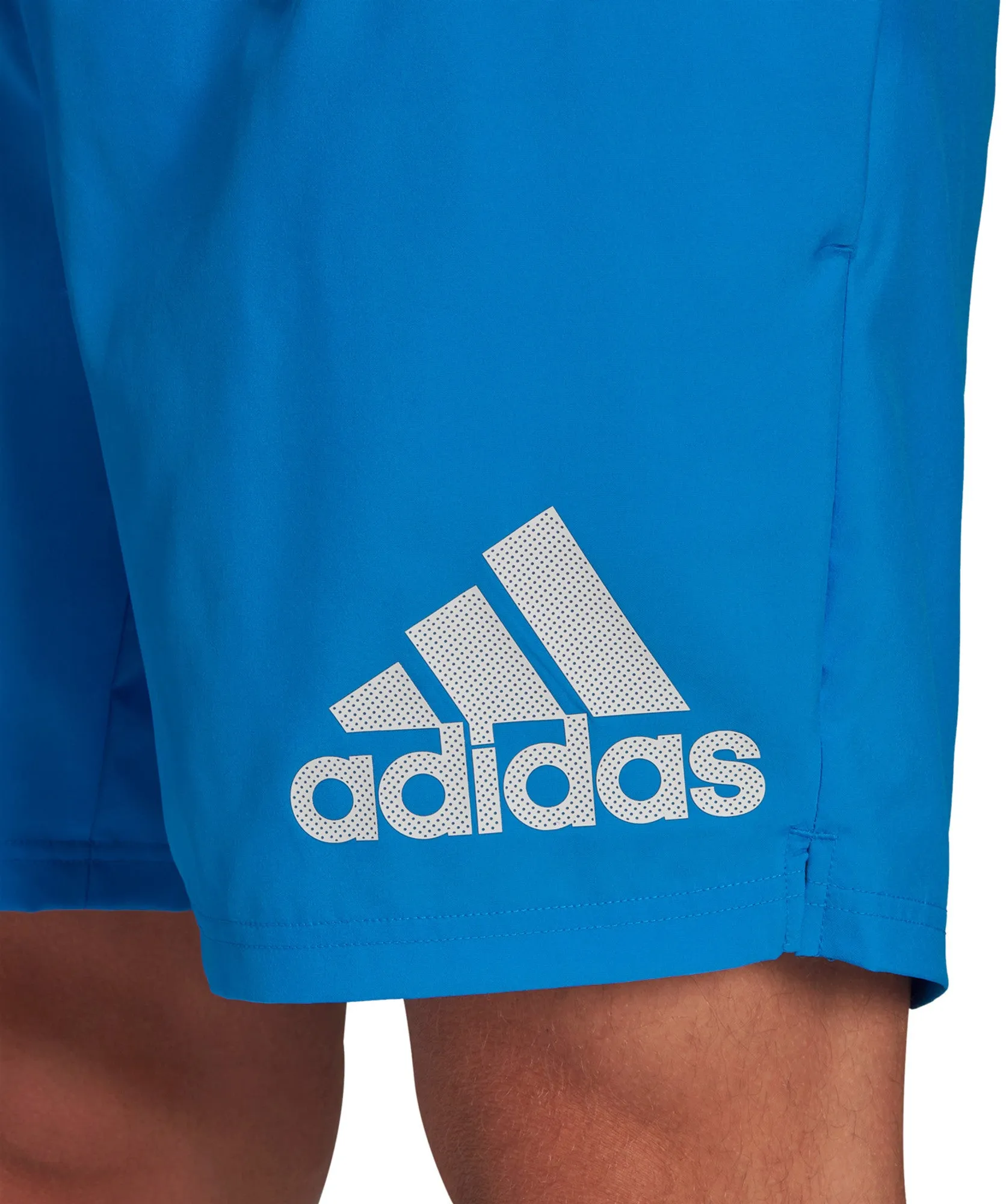 adidas Run It 7 Inch Mens Running Shorts - Blue Seamless Waistband