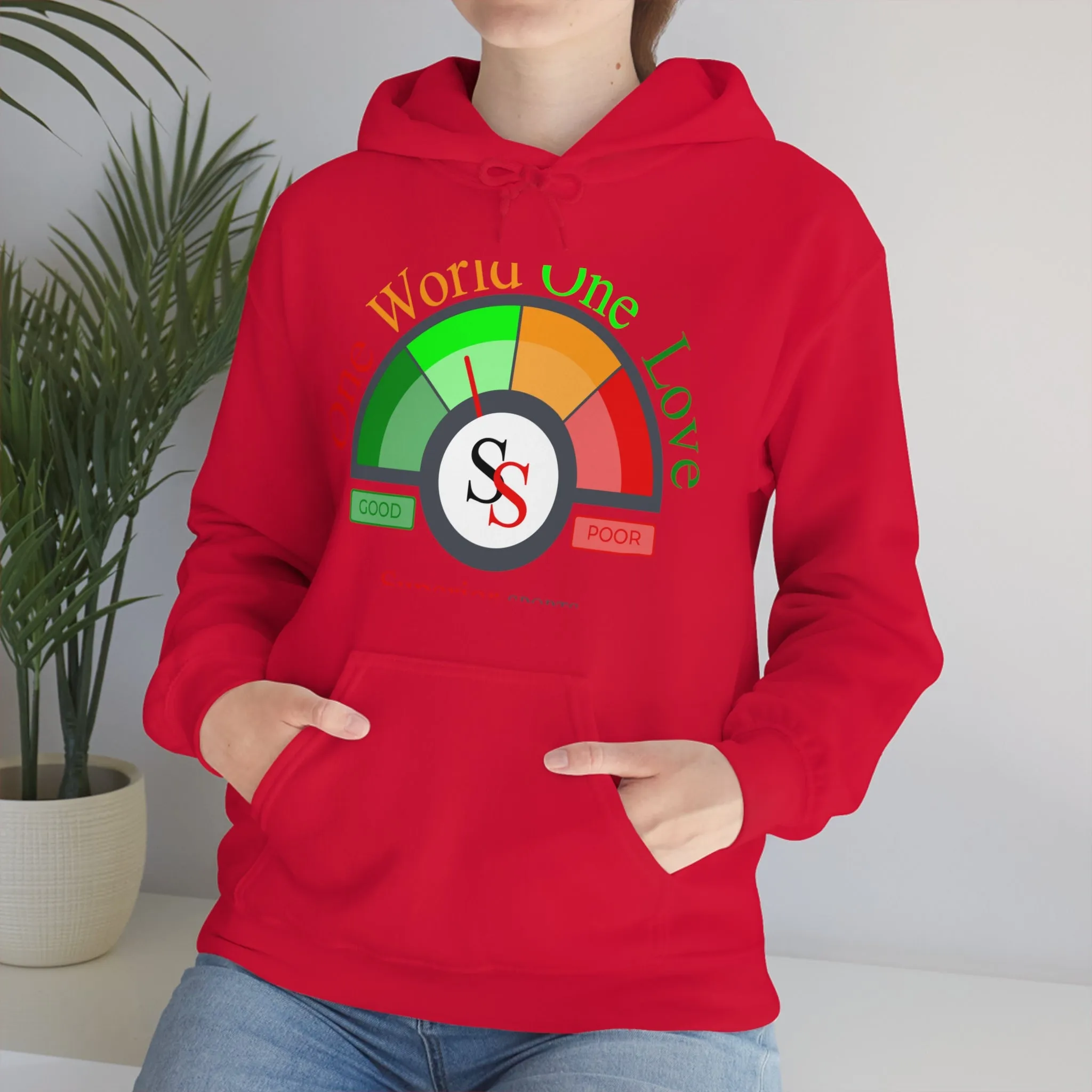 Quilted Panels LADIES HOODED SWEATSHIRT
