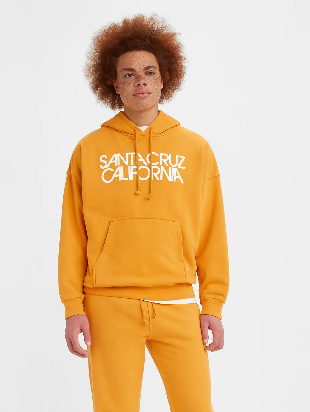 equestrian wear Androgynous style Men's Gold Tab Hoodie