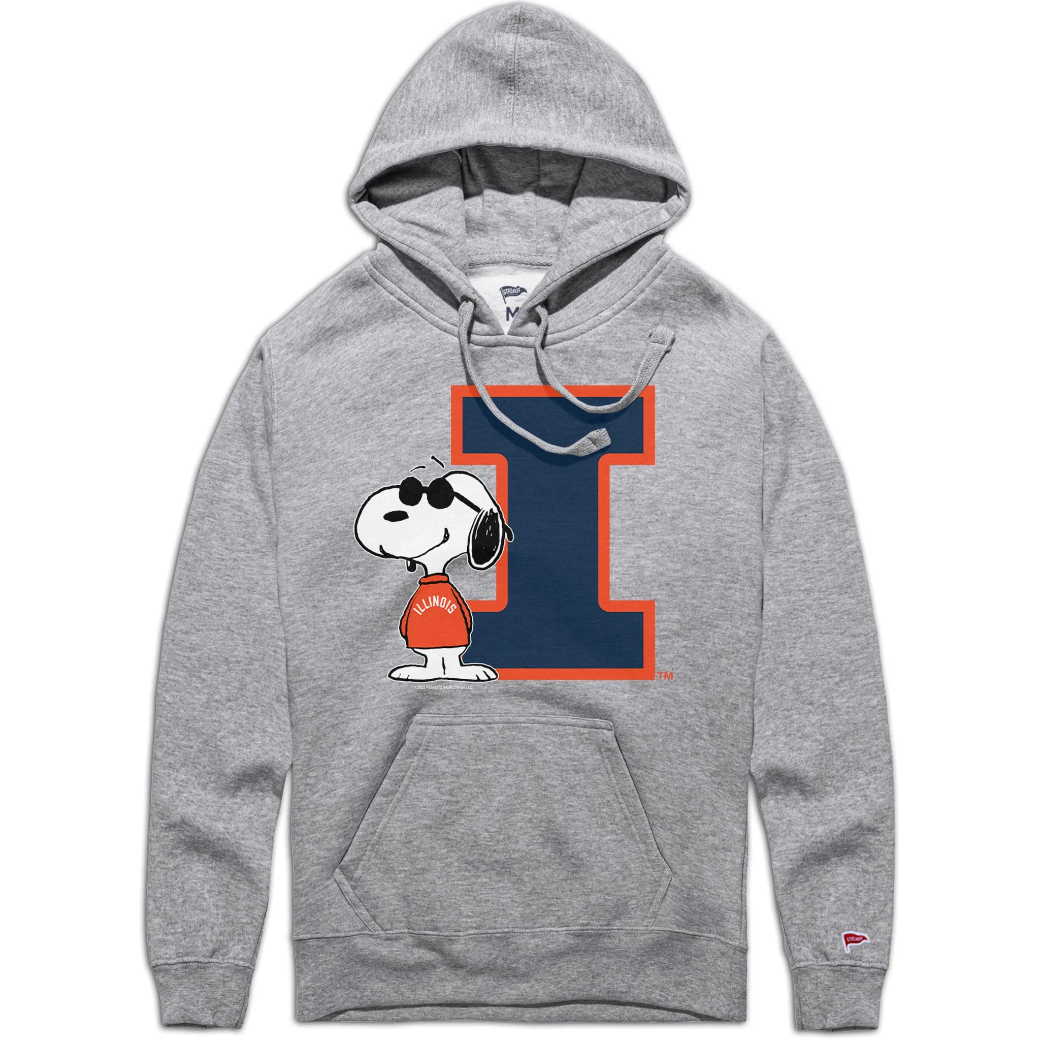 Peanuts x Illinois Joe College Hoodie 3D Sculpted Hood Monogrammable