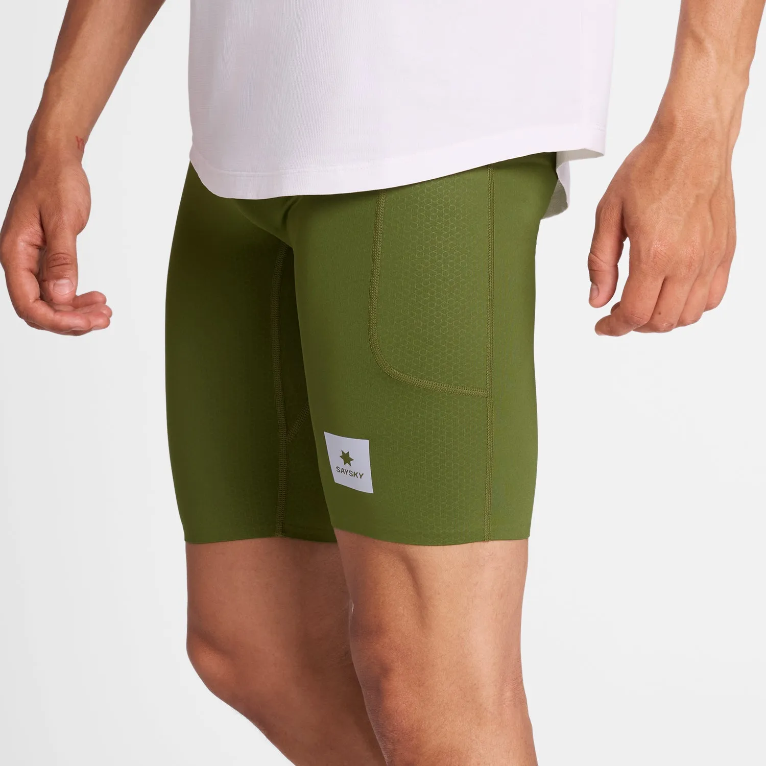 ethnic style Ventilated Back Panels Combat  Short Tights 9''