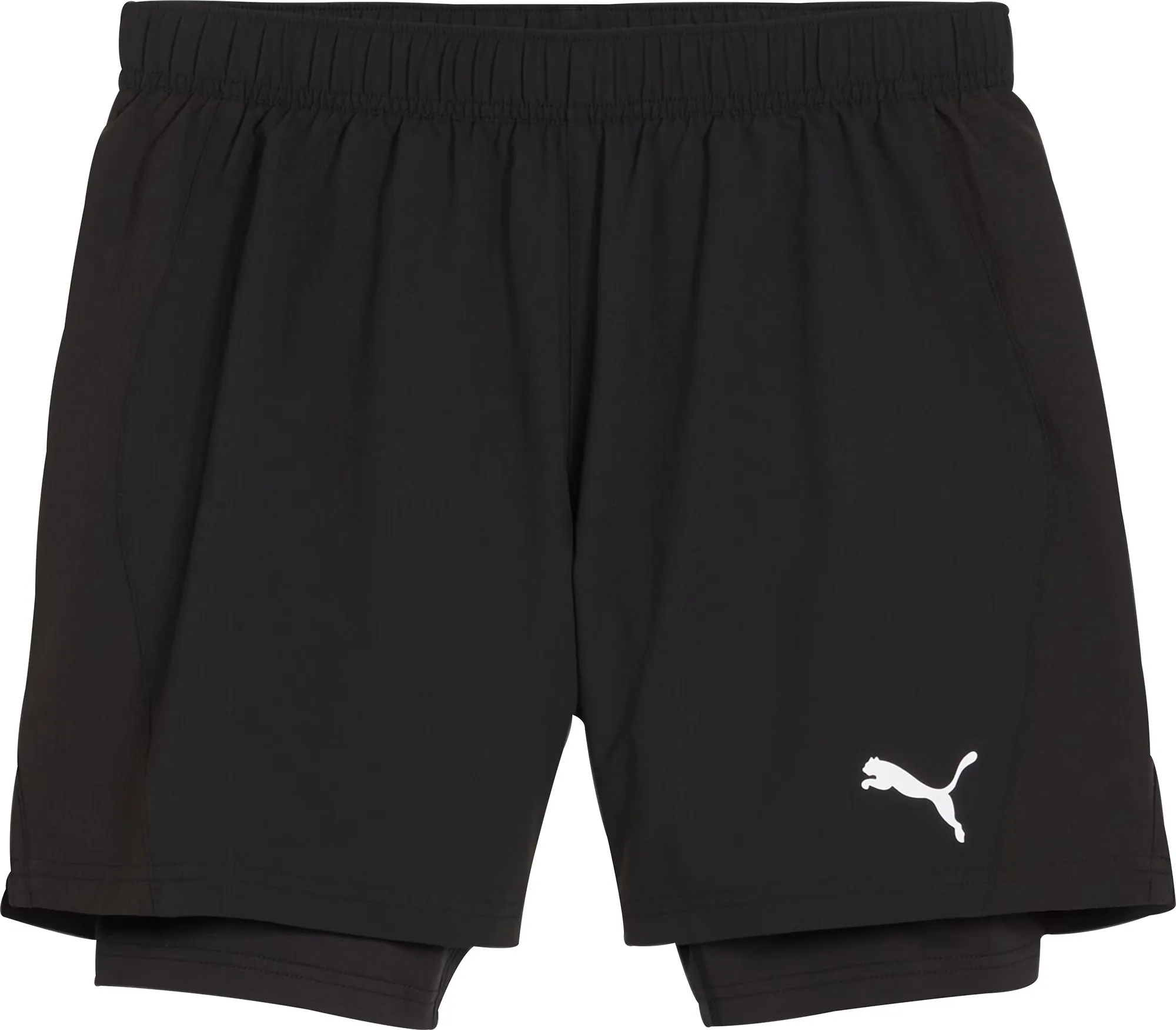 Puma Velocity Ultraweave 2 In 1 Mens Running Shorts - Black denim alternative High Rise Waist