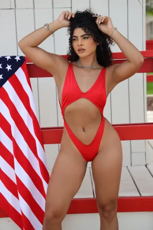Red Temptation Buttkini Sublimation Print