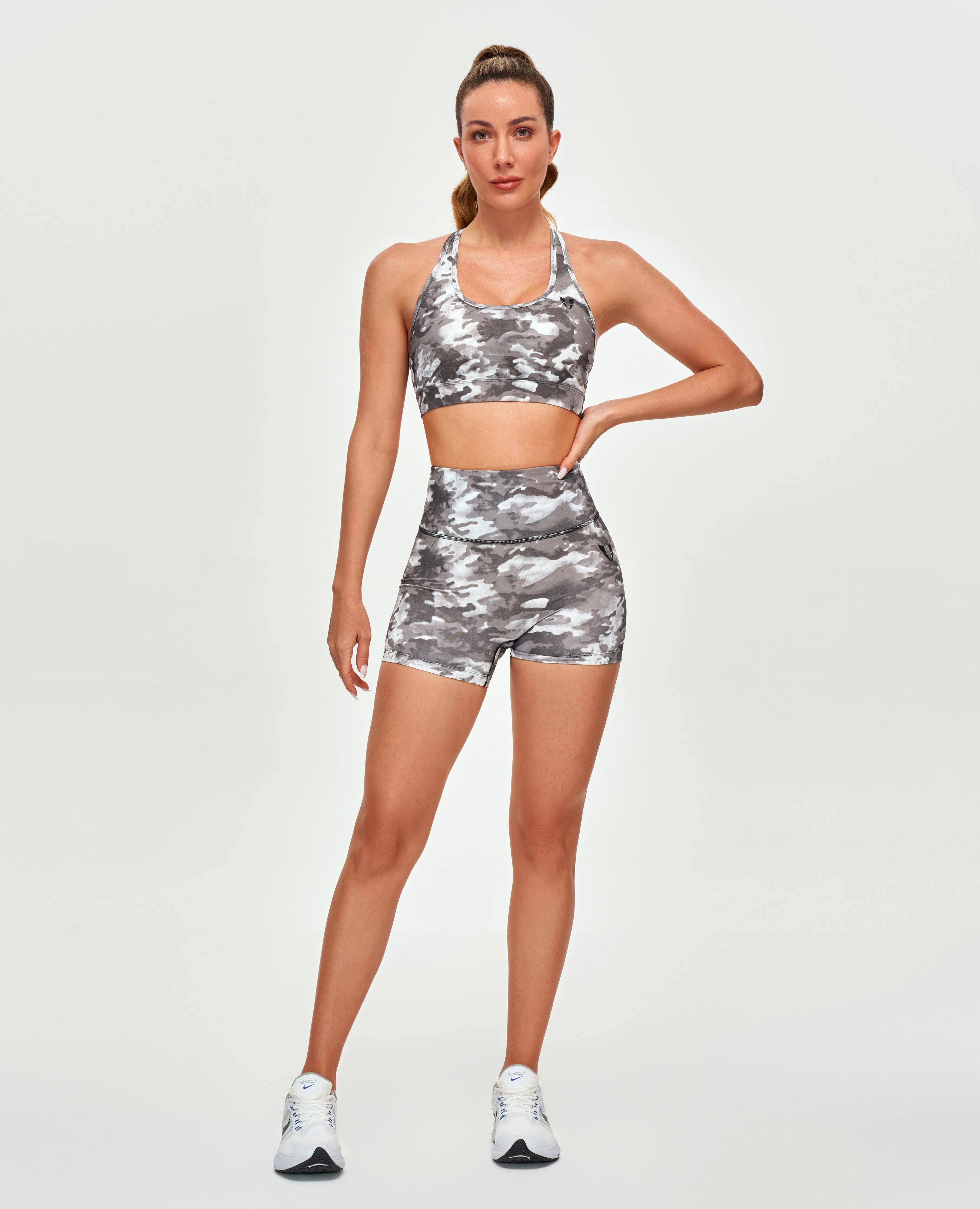 All-Day Fit Power Sports Bra - Tie Dye Camo