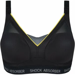 Shock Absorber Active Shaped Support Womens Sports Bra - Grey Anti-chafe seams