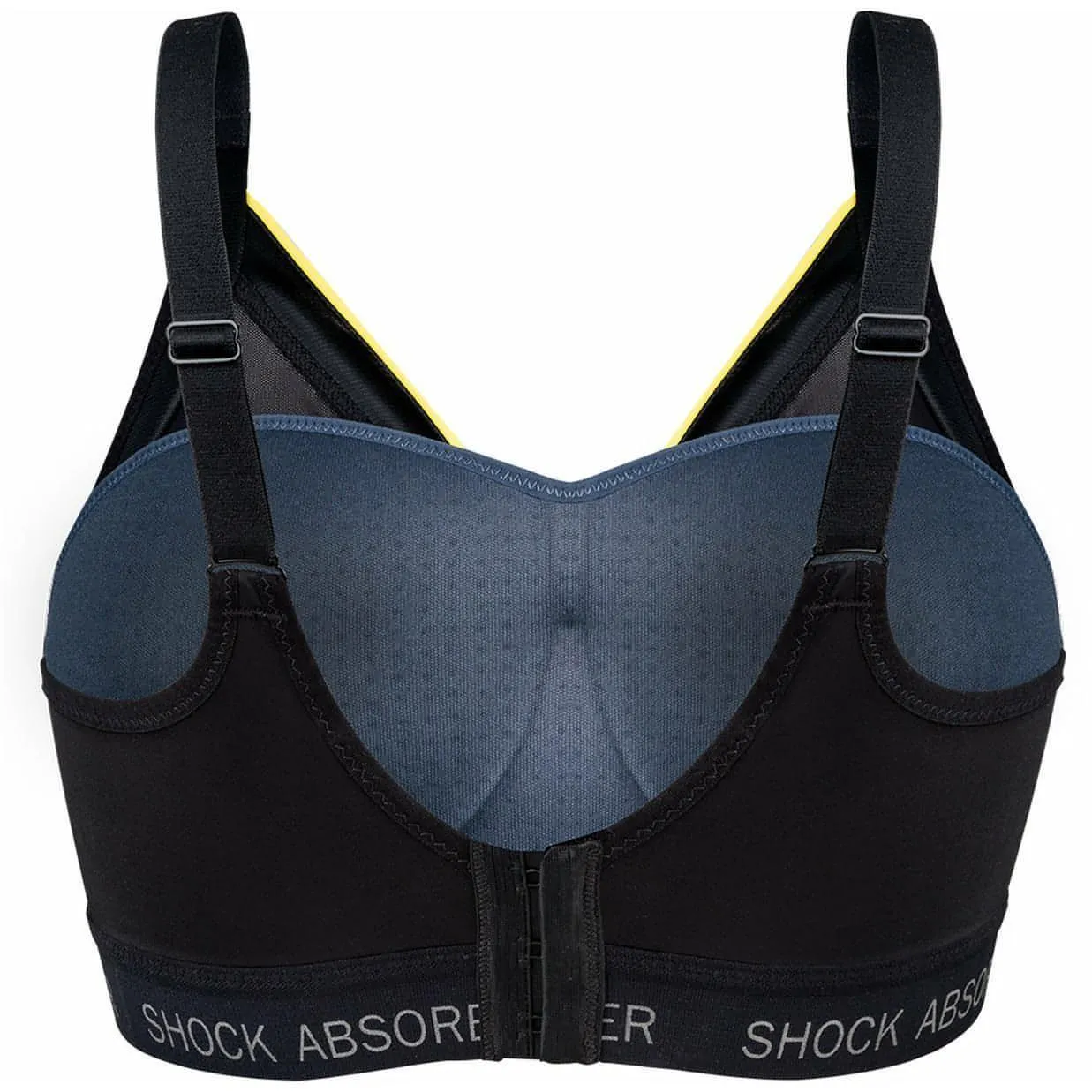 Anti-static seams Runners of all levels Shock Absorber Active Shaped Support Womens Sports Bra - Grey
