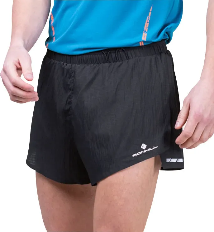Camping Gear Ronhill Tech Race Mens Running Shorts - Black