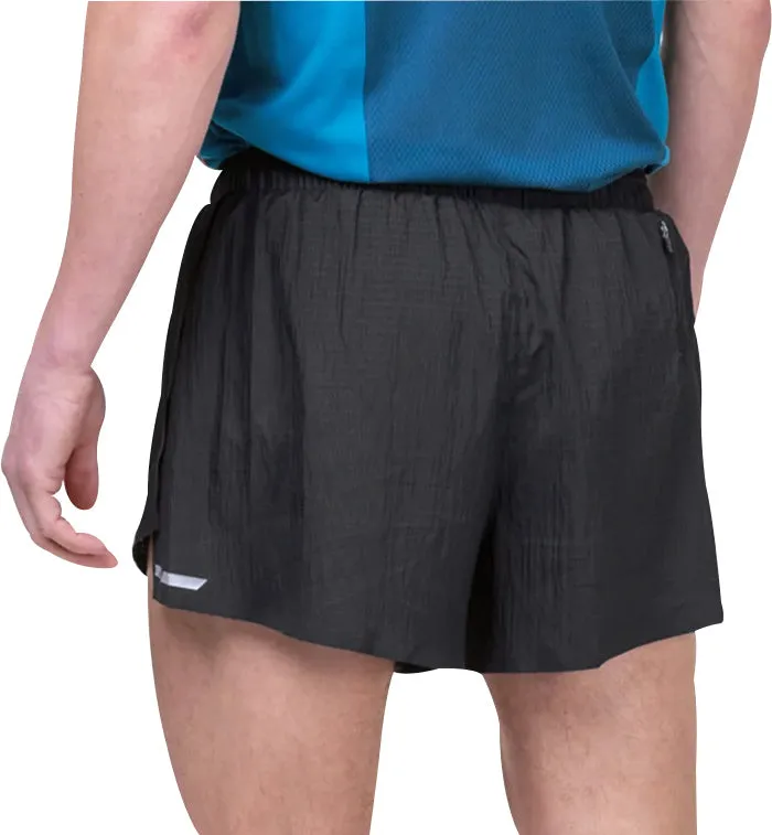 Anti Static Material Breathable mesh lining Ronhill Tech Race Mens Running Shorts - Black
