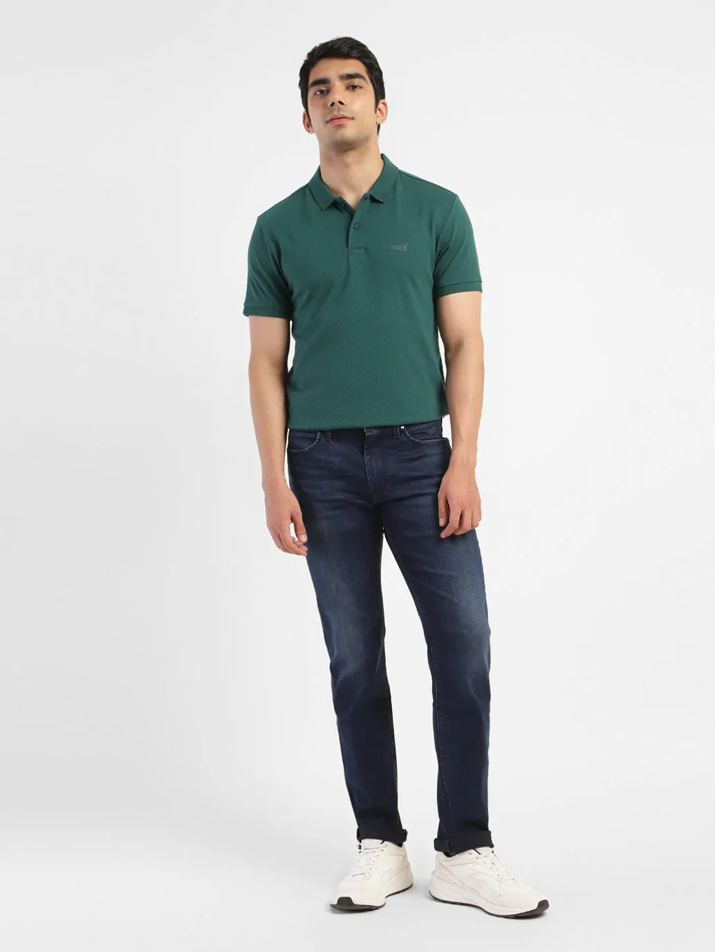 Men's Chevron Polo T-shirt Dressy Casual