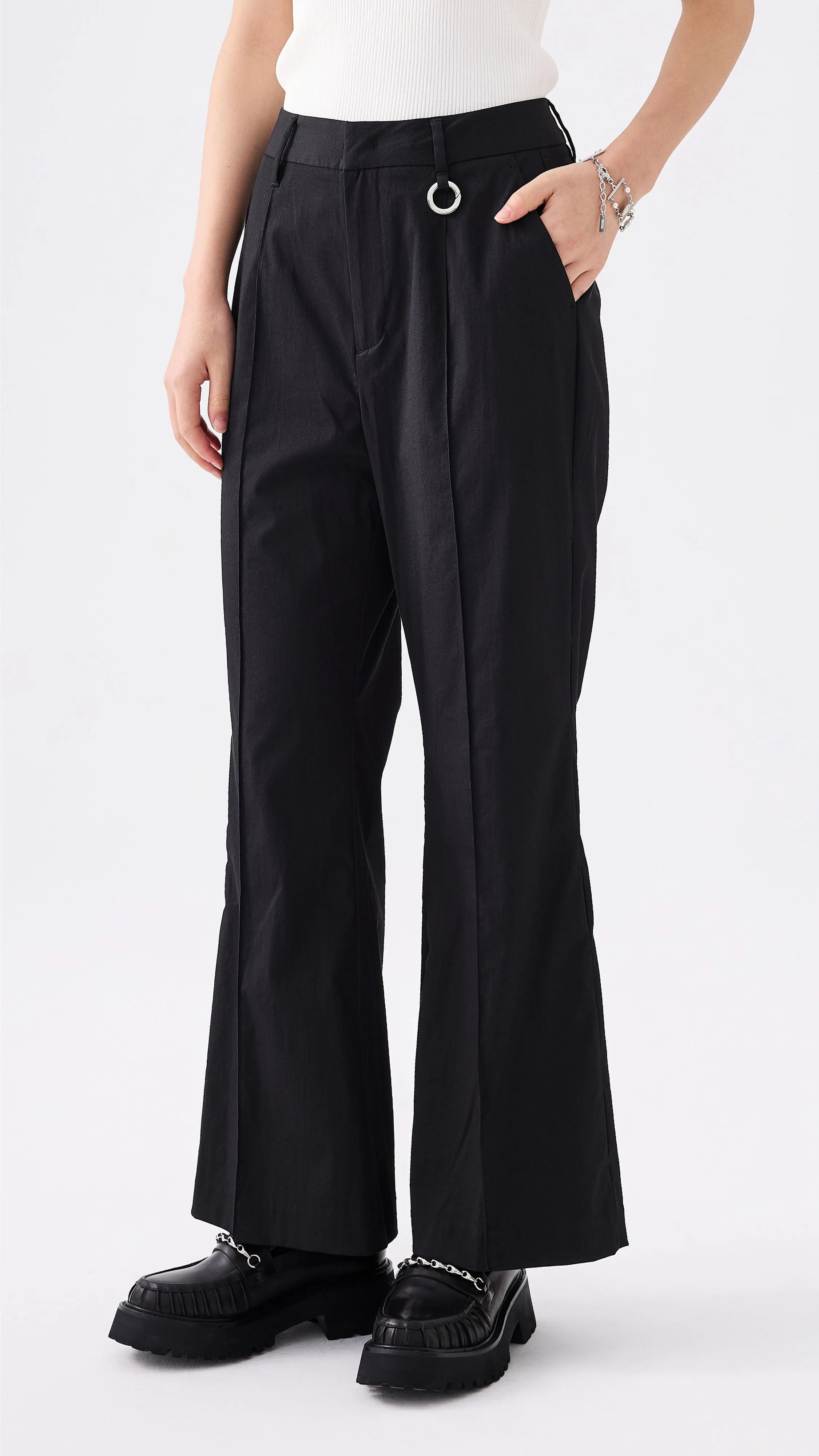 Side Hole Sailor Pants Diamond Soul FrictionReducing Lining