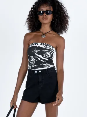 NonIrritatingSeams Estrella Denim Shorts Black