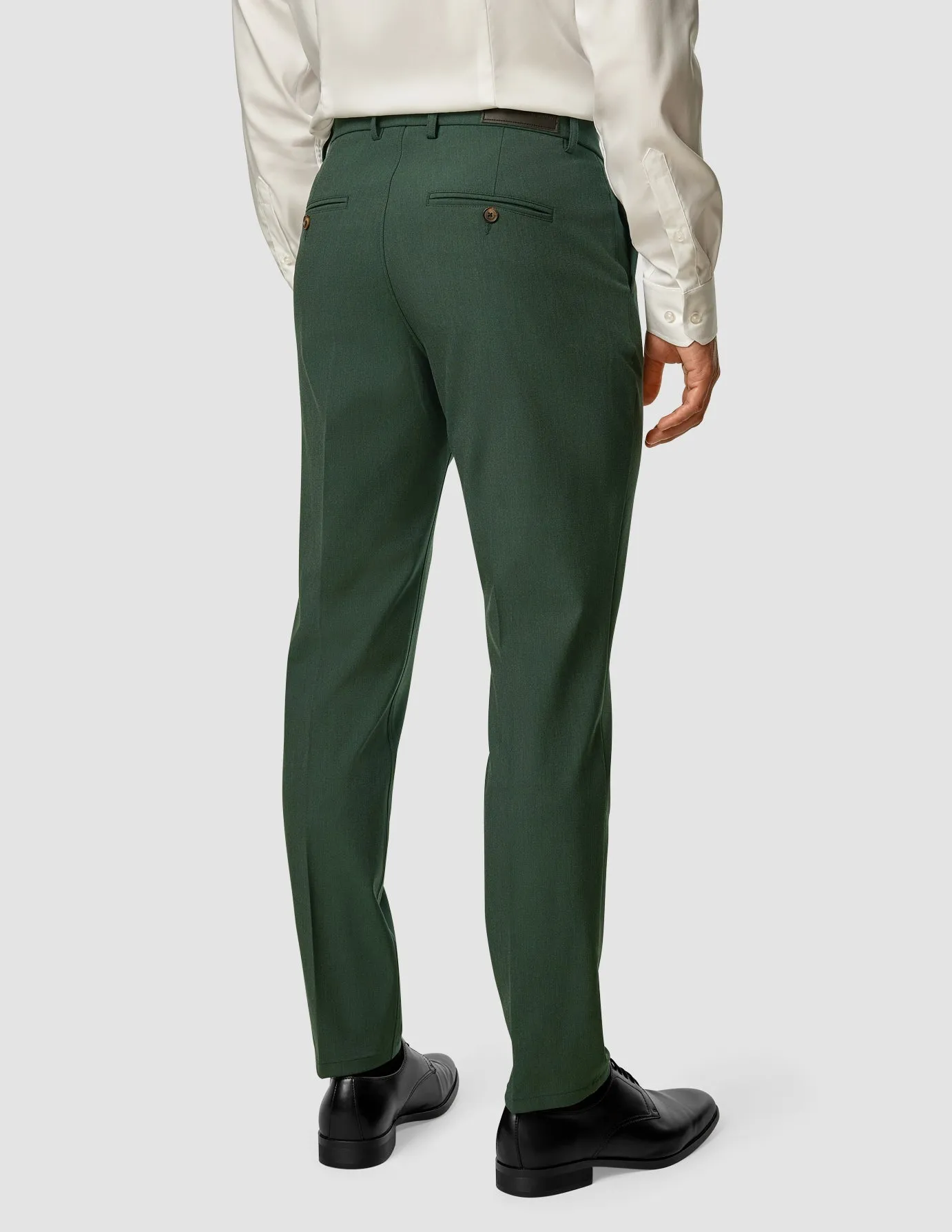 ReinforcedBeltLoops wrinkle free Essential Suit Pants Regular Pine Green