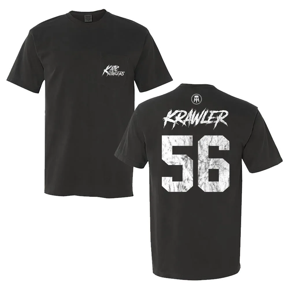 Fashionable Fit spandex blend Katic Krawlers Pocket Tee