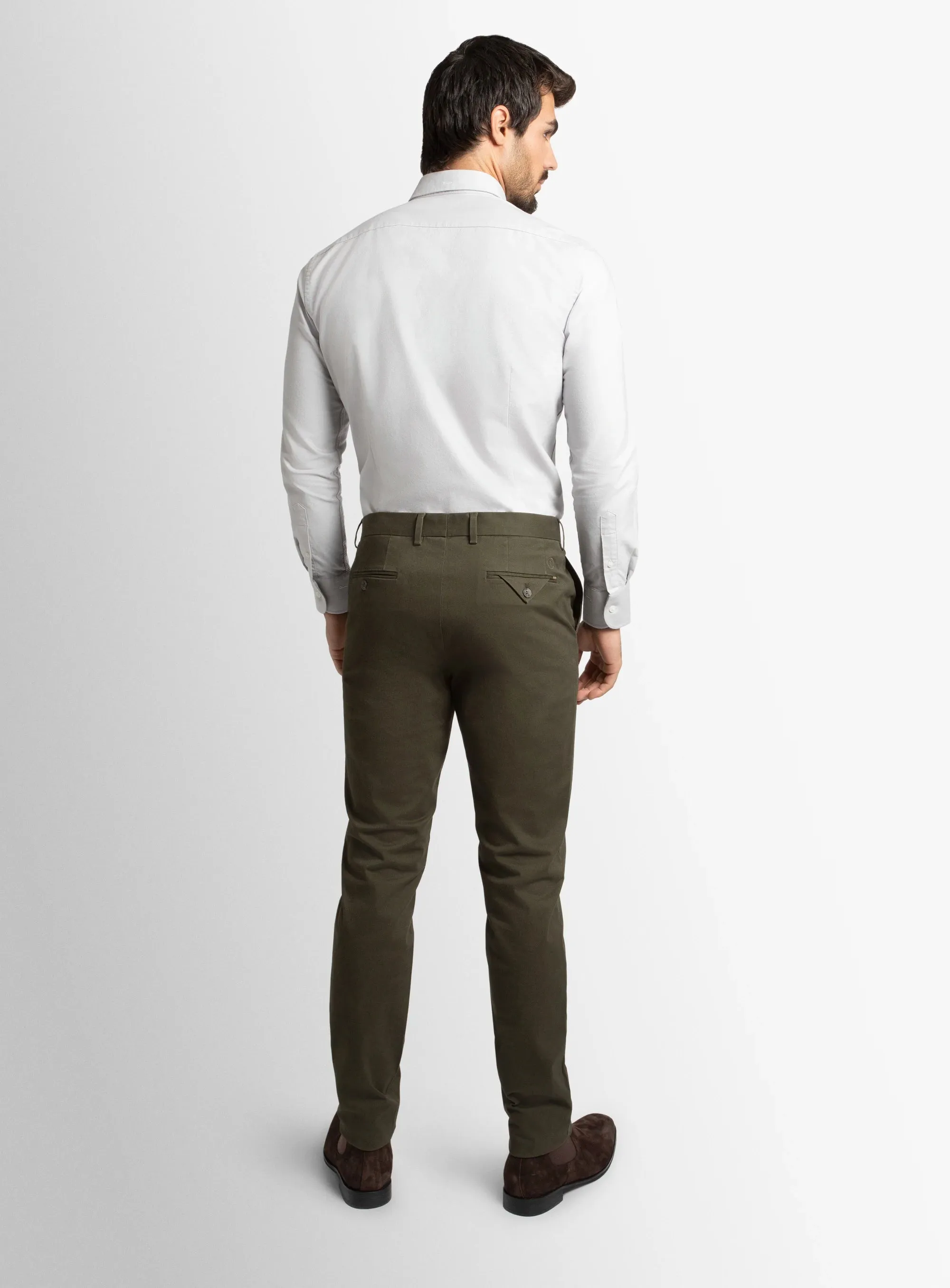 Move Comfort SecureCargoPockets Carmine Olive Green Chino Pants