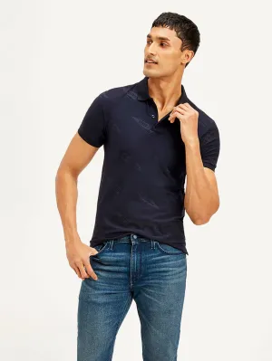 Summer Party Active Wear Men's Brand Logo Slim Fit Polo T-shirt