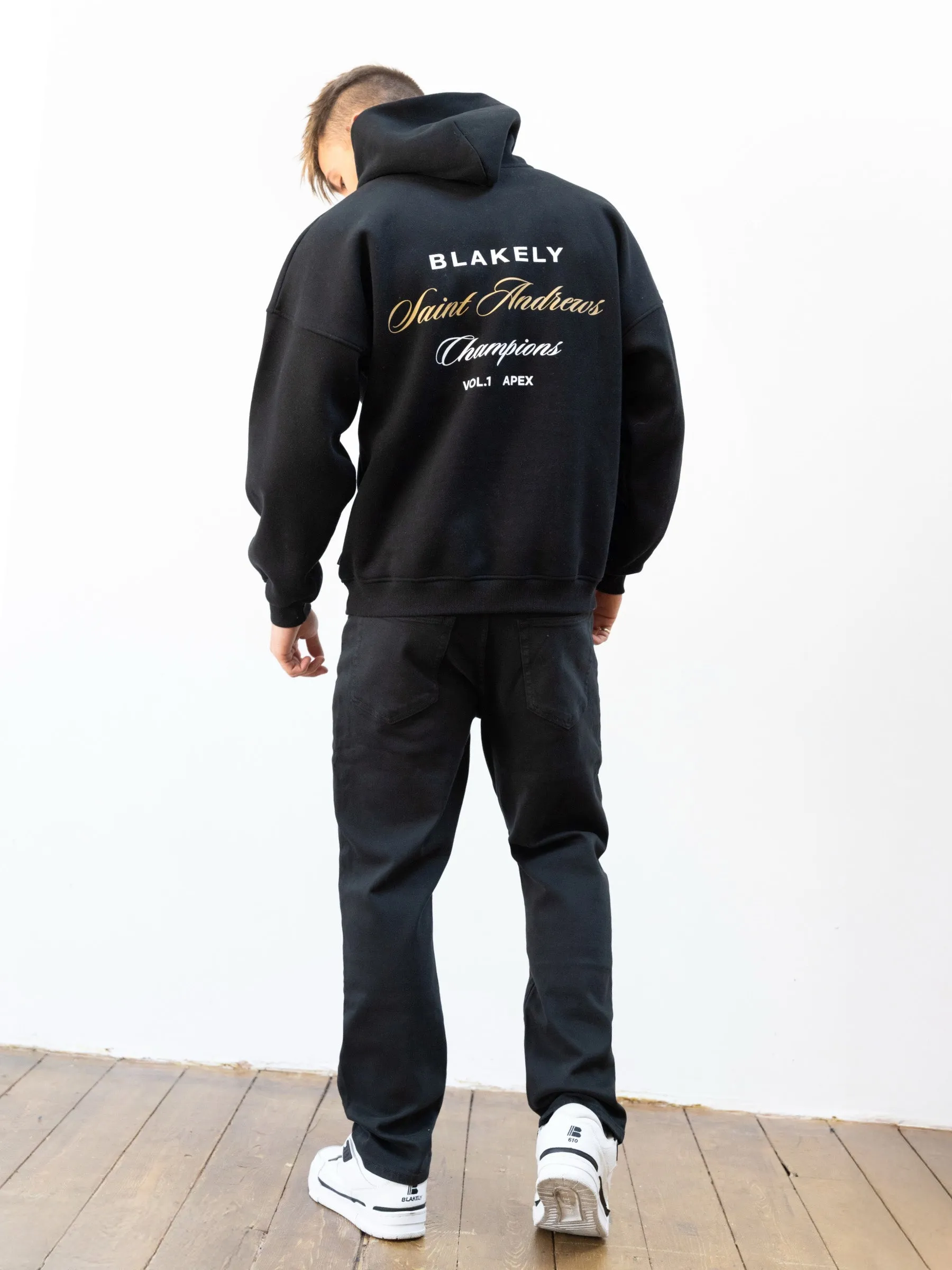 Champions Legacy Relaxed Hoodie - Black Rare Find Sport Style