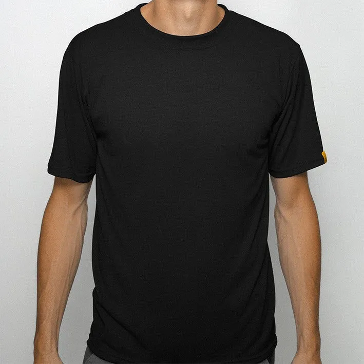 Men's Short Sleeve Smarter Basics Tee Biodegradable Options Floral Pattern