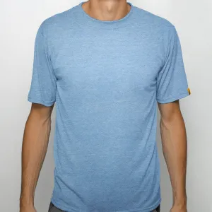 Men's Short Sleeve Smarter Basics Tee Wool combination Heather Texture Finish