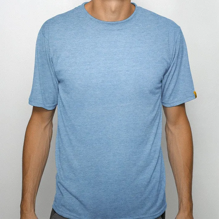 Men's Short Sleeve Smarter Basics Tee Wool combination Heather Texture Finish