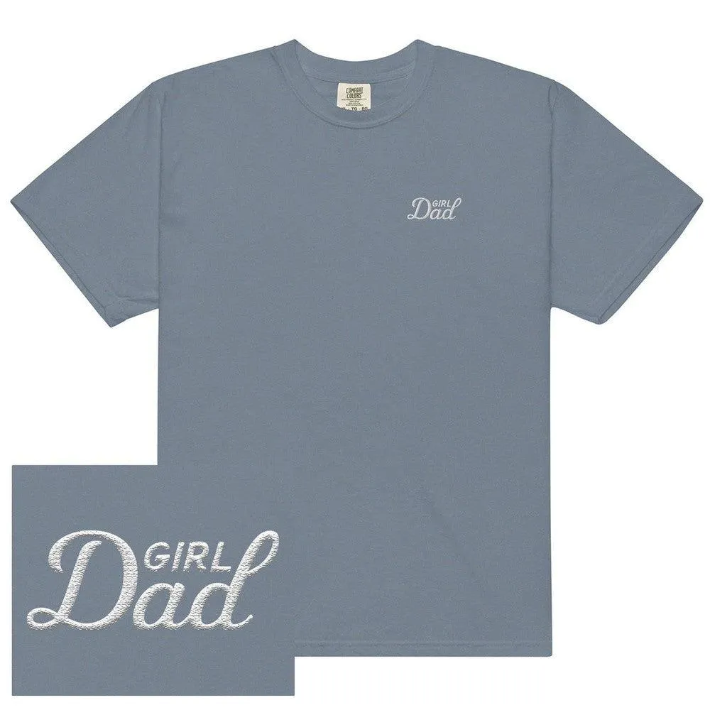 Girl Dad Embroidered Tee Cozy Feel