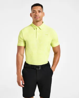 Durable Buttonholes Summer Golf Precision Static Polo - Lime
