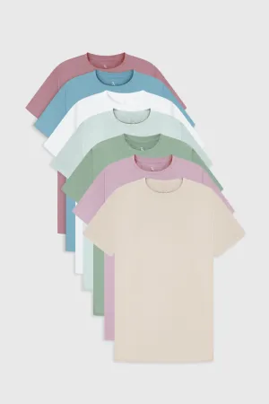 Athletic Fit  Pastels 7-Pack Anti Perspiration Lining